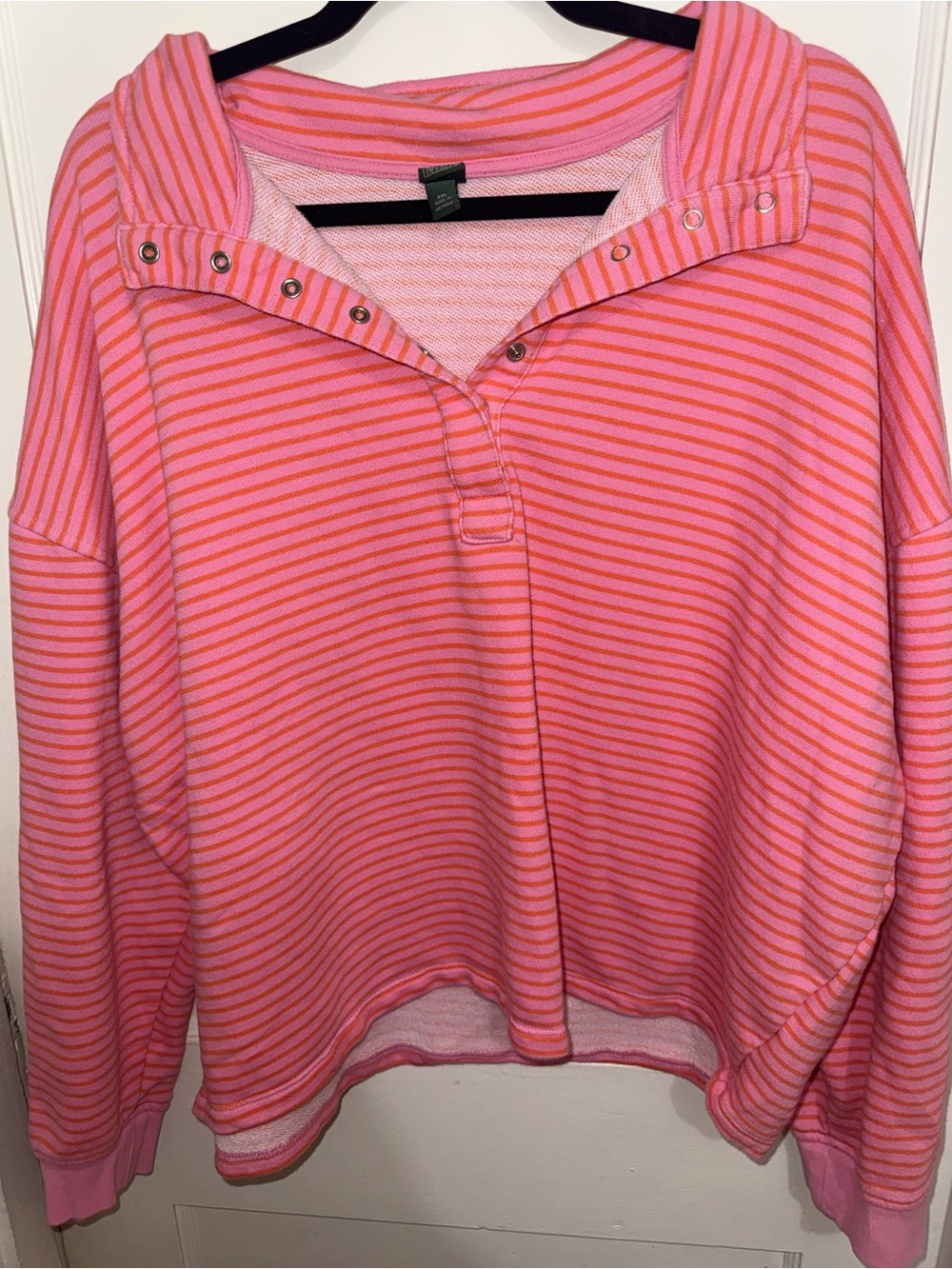 Striped Pink Pullover Wild Fable